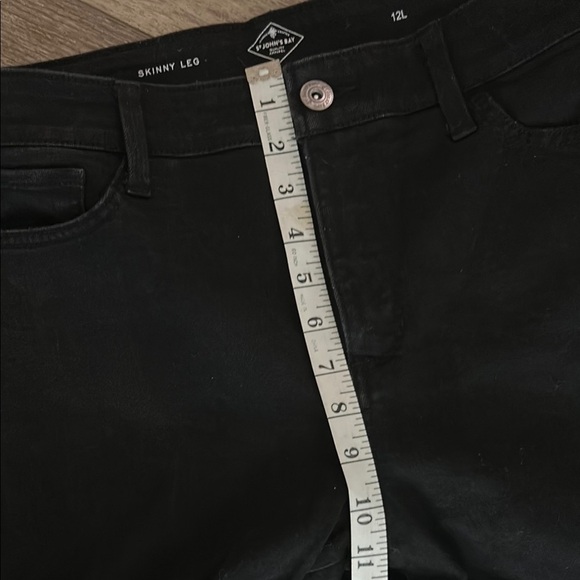 St. John’s Bay Chic Black Skinny Jeans Tall 12L - Picture 6 of 9